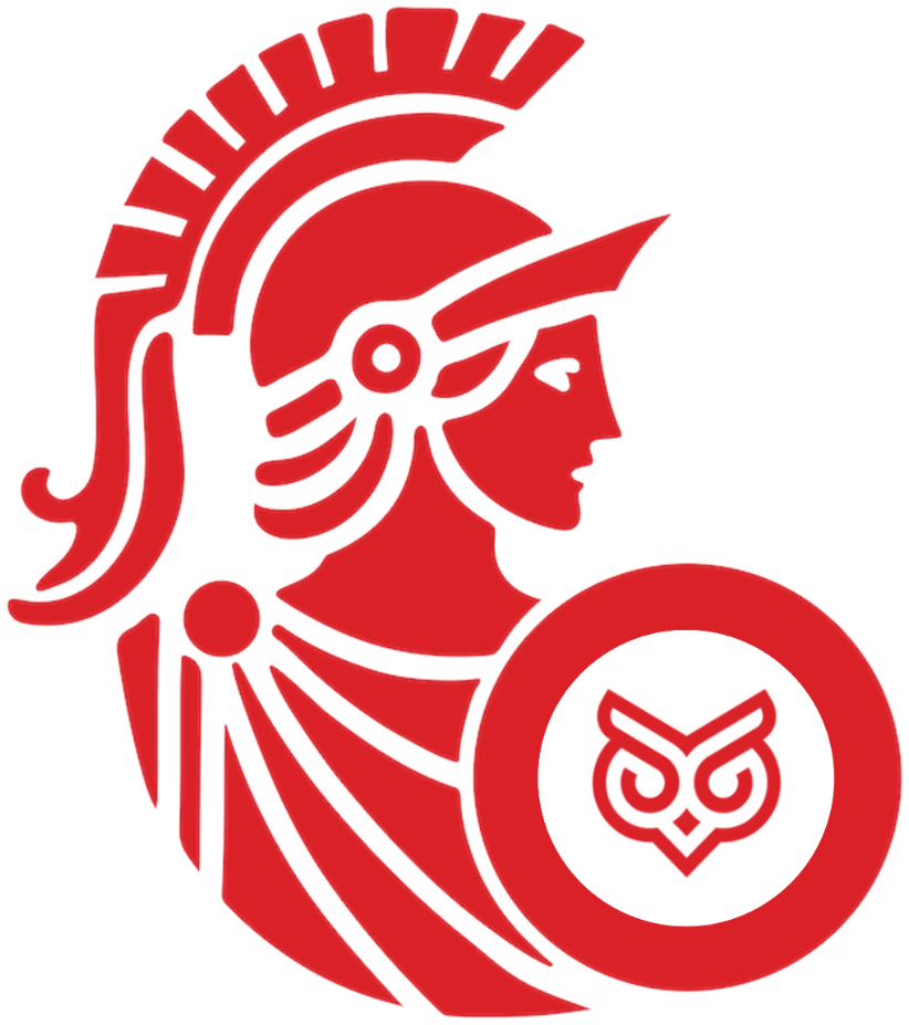 Athenos — Athena with owl shield
